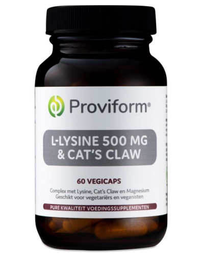 60 Kapseln Proviform L-Lysine 500 mg & Cat's Claw
