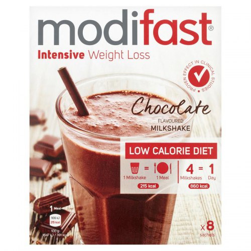 8 Sachets Modifast Intensive Weight Loss Milkshake Chocolade