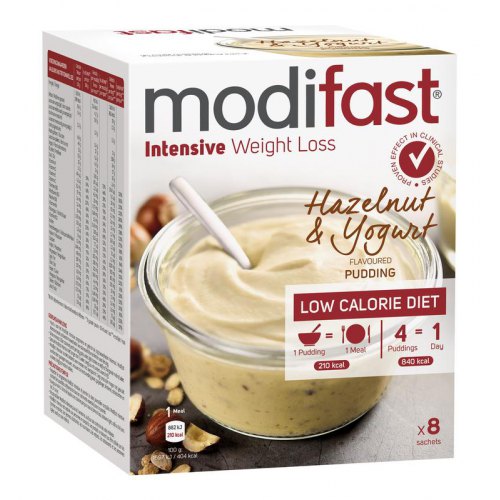 440 Gramm Modifast Intensive Weight Loss Pudding Hazelnut & Yoghurt