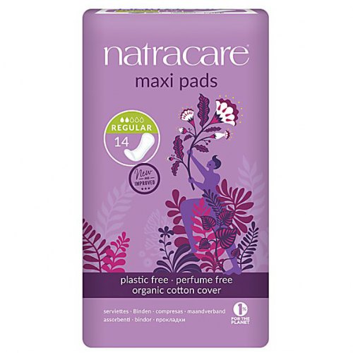 Natracare Maandverband Regular Maxi Pads 14 Stücke