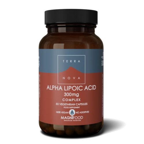 50 capsules Terranova Alpha Lipoic Acid Complex 300 mg