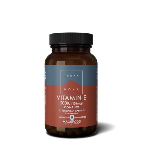 50 Kapseln Terranova Vitamin E 200 IU  134 mg Complex