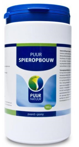 500 gram Puur Natuur Puur Muscle Mass / Spieropbouw Paard & Pony