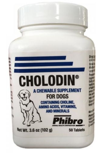 Cholodin Cholodin voor de oudere Hond 50 Tabletten