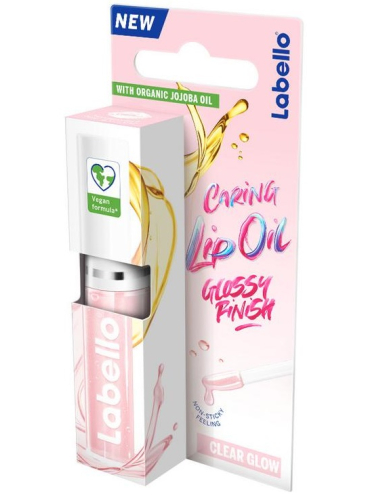 5.5 ml Labello Lip Oil Clear Glow Transparant