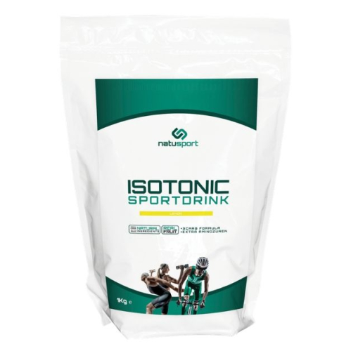 1000 Gramm Natusport Isotonic Sportdrink Lemon Navulverpakking