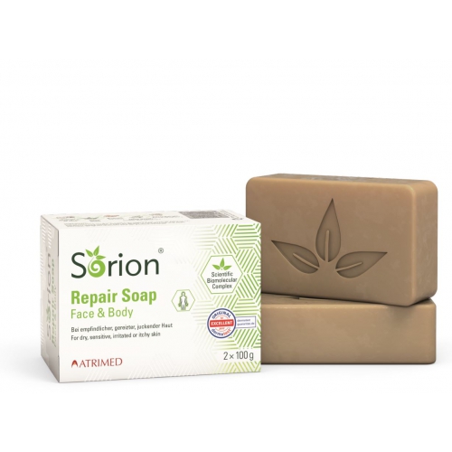 2 x 100 gram Sorion Repair Soap Face & Body