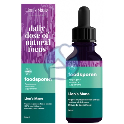 Foodsporen Lion's mane Paddenstoelen Extract 30 ml
