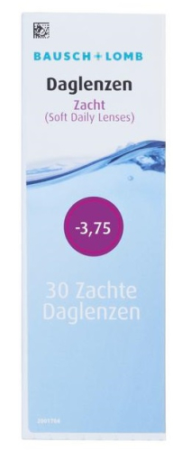 Bausch & Lomb Daglenzen -3.75 30 Stücke