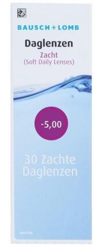 Bausch & Lomb Daglenzen -5.00 30 Stücke