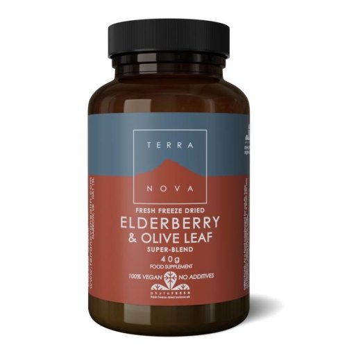 40 gram Terranova Elderberry & Olive Leaf Super-Blend