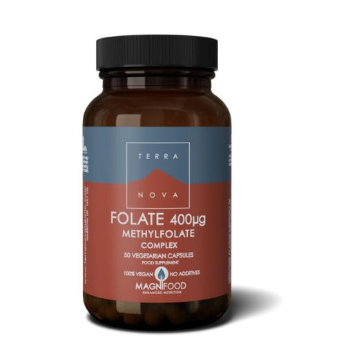 50 capsules Terranova Folate 400 mcg