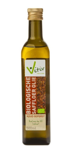 500 ml Vitiv Saffloerolie Biologisch