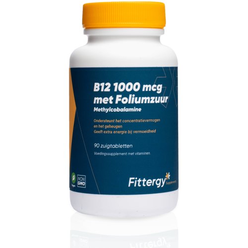 Fittergy B12 1000 mcg met Foliumzuur