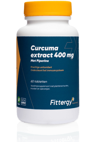 60 tabletten Fittergy Curcuma Extract 400 mg