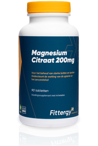 90 tabletten Fittergy Magnesium Citraat 200 mg