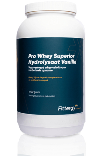 1000 gram Fittergy ProWhey Superior Hydrolysate Vanille