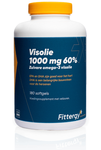 180 softgels Fittergy Visolie 1000 mg 60%