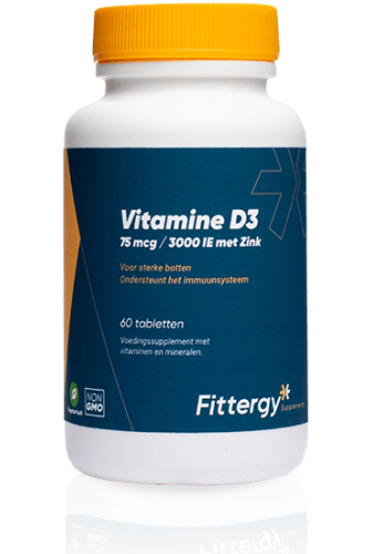 Fittergy Vitamine D3 75 mcg + Zink