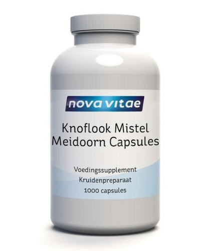 1000 capsules Nova Vitae Knoflook Mistel Meidoorn
