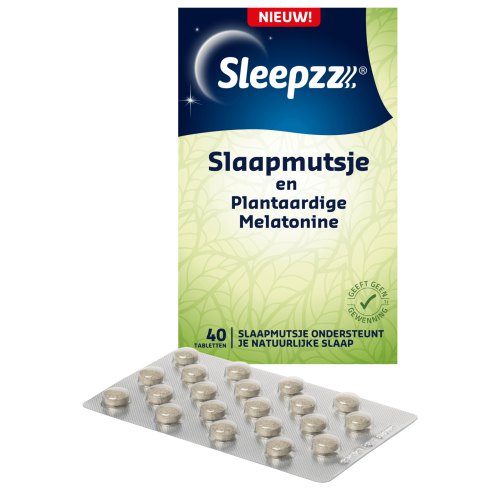 Shiepz Slaapmutsje en Plantaardige Melatonine 40 tabletten