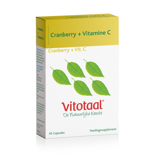 45 capsules Vitotaal Cranberry [plusteken] Vitamine C