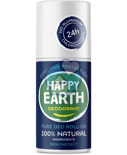 Happy Earth Pure Deo Roll-On Men Protect