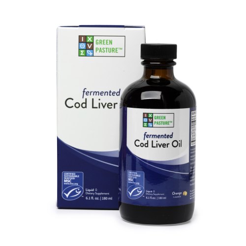176 ml Green Pasture Fermented Cod Liver Oil Orange
