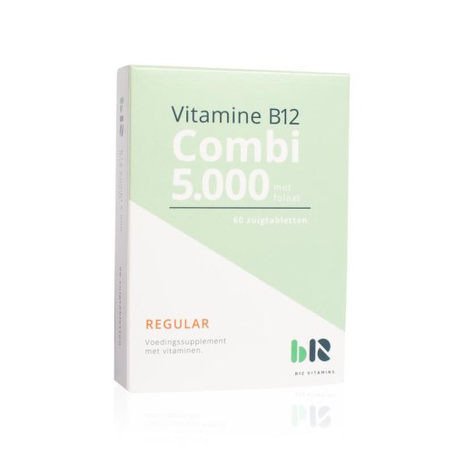 B12 Vitamins Vitamine B12 Combi 5.000 met Folaat 60 lozenges