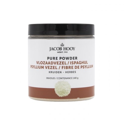 Jacob Hooy Pure Powder Vlozaadvezel Psyllium Vezel Poeder