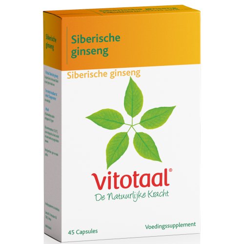 45 capsules Vitotaal Siberische Ginseng
