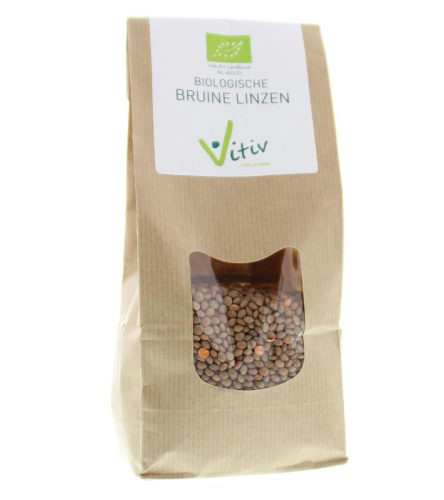 500 gram Vitiv Bruine Linzen Biologisch
