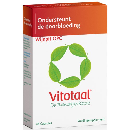 45 capsules Vitotaal Wijnpit OPC