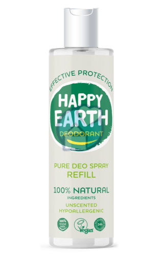 Happy Earth Pure Deo Spray Unscented Navulling
