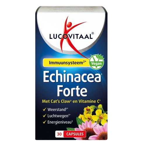 30 Kapseln Lucovitaal Echinacea Forte met Cat's Claw en Vitamine C