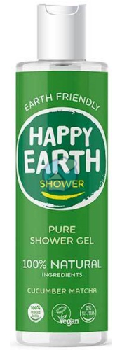 Happy Earth Pure Shower Gel Cumcumber Matcha