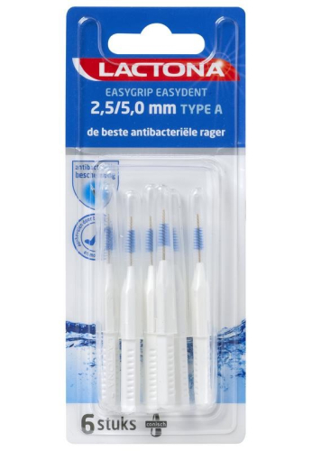 Lactona Easygrip Type A 2,5-5,0 mm 6 pieces