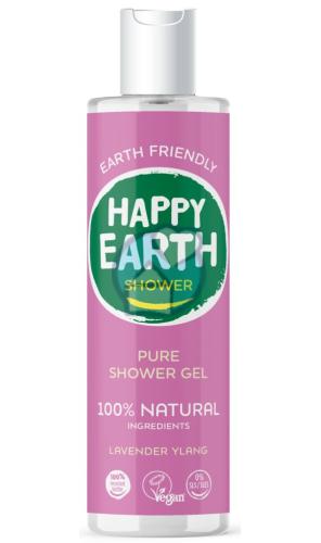 Happy Earth Pure Shower Gel Lavendel Ylang
