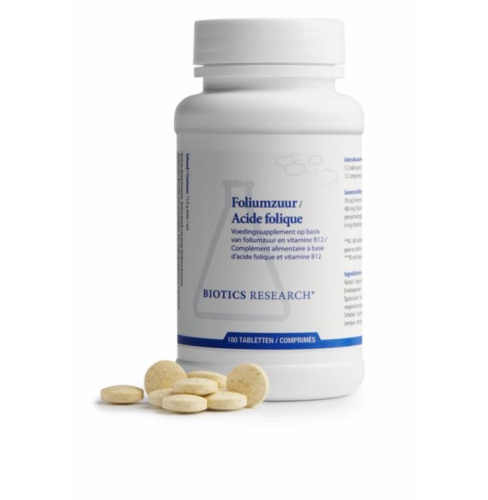 Biotics Foliumzuur 800 180 Tabletten