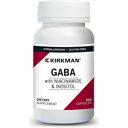 250 capsules Kirkman GABA with Niacinamide & Inositol