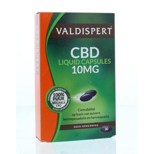 Valdispert CBD Liquid Capsules 10 mg Cannabidiol 30 capsules