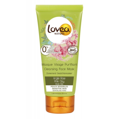 Lovea Gezichtsmasker Roze Klei Bio