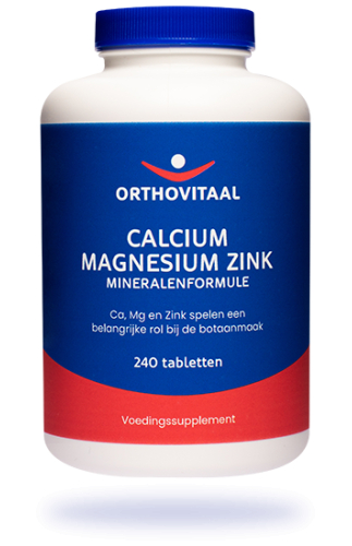 240 tabletten Orthovitaal Calcium Magnesium Zink Mineralenformule