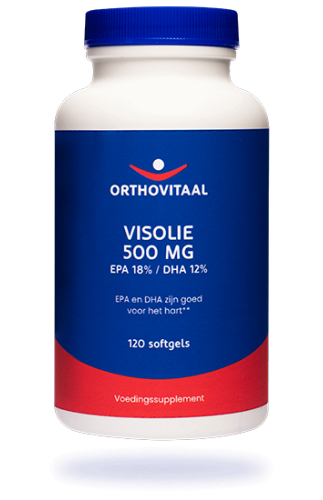 120 softgels Orthovitaal Visolie 500 mg EPA 18% DHA 12%