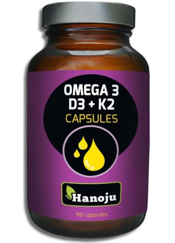 90 capsules Hanoju Omega 3 & D3 en K2