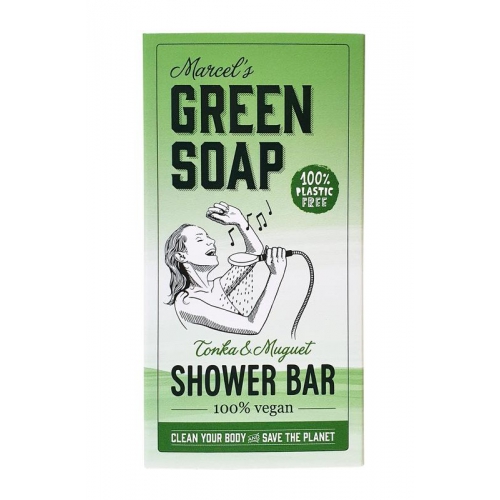 150 gram Marcel's Green Soap Shower Bar Tonka & Muguet