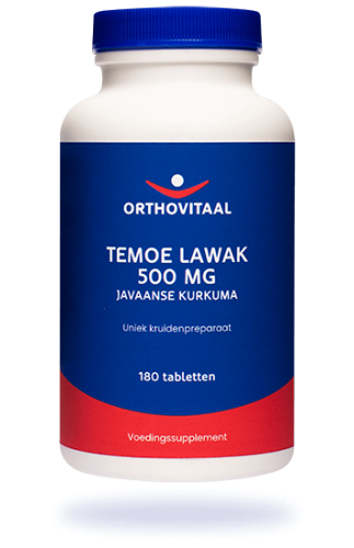 180 tabletten Orthovitaal Temoe Lawak 500 mg