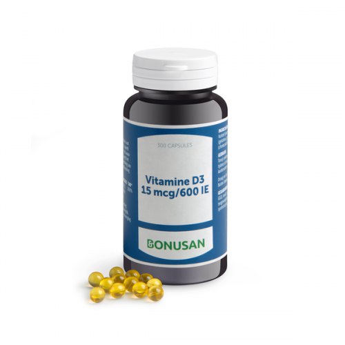 Bonusan Vitamine D3 15 mcg 300 Softgels