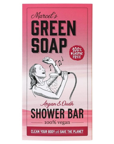 Marcel's Green Soap Shower Bar Argan & Oudh