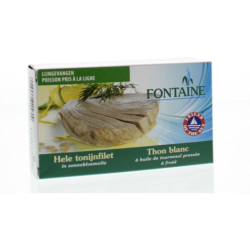 Fontaine Hele Tonijnfilet in Zonnebloemolie